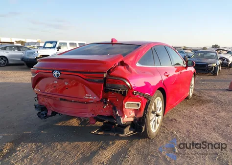 2022 Toyota Mirai Le z USA, uszkodzony, nr VIN JTDAAAAA2NA004177